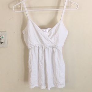 White Tank with Beading